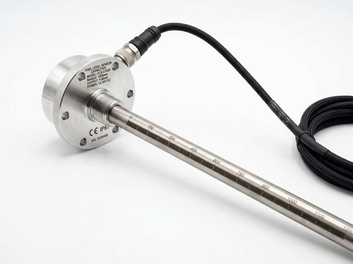 Digital capacitive fuel probe